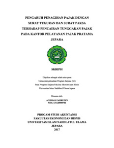 Pengaruh Penagihan Pajak Dengan Surat Teguran Dan Surat Paksa Terhadap